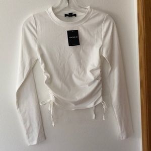 Forever 21 ribbed cinch top